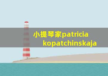 小提琴家patricia kopatchinskaja